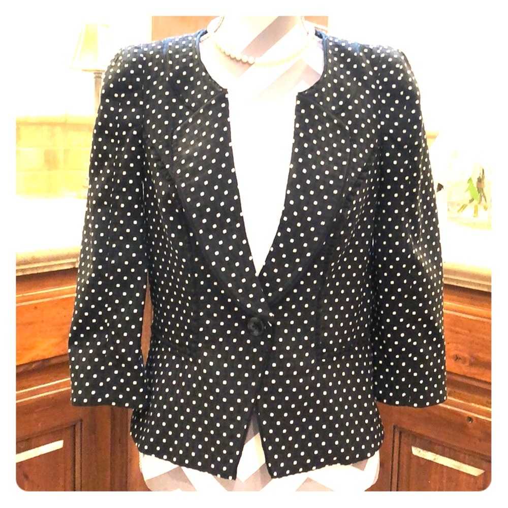 NWOT!  WHBM Polka Dot Jacket